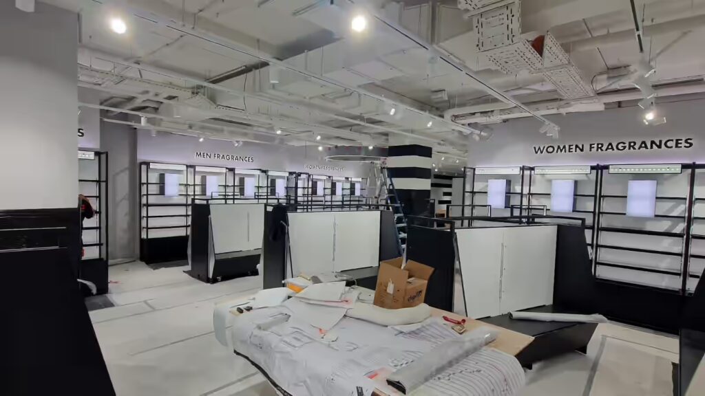 Sephora Berlin - elektroinstalacia predajne - foto 5